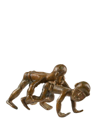 Figure 008002 Ldamie brass caster brass casting Dan 
				Gio people / Liberia; private collection