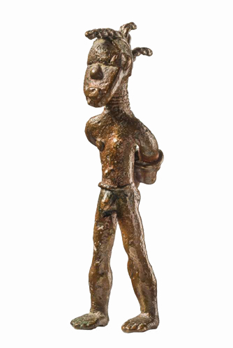 Figure 008005 Ldamie brass caster brass casting Dan 
				Gio people / Liberia; private collection