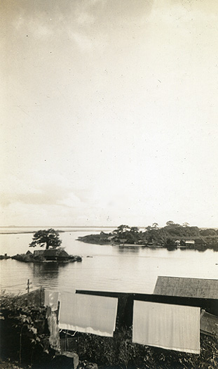 Monrovia Liberia residence Mesurado 
                River island from house Walter Logan Fry 1934 1935 1930-1940