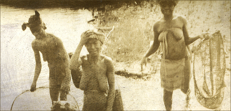 Photograph of net fishing in Liberia